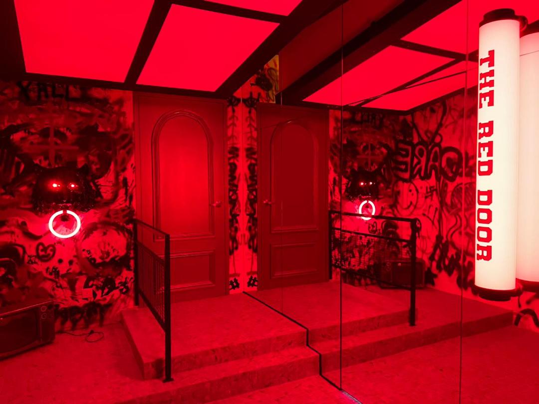 the red door `